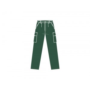 CALÇA HR AB/FECHO B/ALFORGE VERDE * CALÇA HR AB/FECHO B/ALFORGE VERDE *